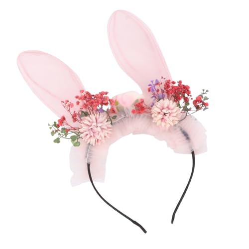 Beatifufu Hasenohren Stirnband Leichtes Bunny Hair Haarschmuck für Mädchen Partys Karneval Osterfest Kostüm Zubehör von Beatifufu