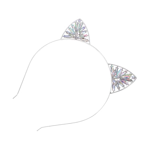 Beatifufu Katzenohren Haarreif mit Rhinestones Süßes Accessoire für Cosplay Halloween Partys und Alltag Leichtes und Bequemes Design aus Robustem Legierungsmaterial für Damen Beatifufu Katzenohren Haarreif mit Rhinestones Süßes Accessoire für Cosplay Halloween Partys und Alltag Leichtes und Bequemes Design aus Robustem Legierungsmaterial für Damen von Beatifufu