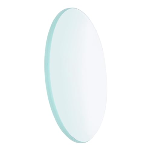 Beatifufu Konvexe Glaslinse Brennweite Physikoptik Lupe für Klassenzimmer Experimente Vielseitige Vergrößerungsscheibe für Optische Geräte und Sonnenenergie von Beatifufu