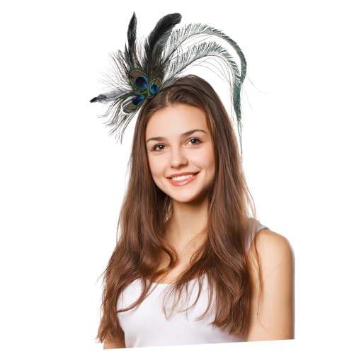 Beatifufu Kopfschmuck mit Pfauenfedern Stilvolles Haarband für Karneval Kostümpartys und Besondere Anlässe für Damen und Herren Auffälliges Design für Unvergessliche Beatifufu Kopfschmuck mit Pfauenfedern Stilvolles Haarband für Karneval Kostümpartys und Besondere Anlässe für Damen und Herren Auffälliges Design für Unvergessliche von Beatifufu