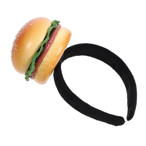 Beatifufu Kreativer Hamburger Haarreif aus Schwammmaterial Lustiges Cosplay Accessoire für Partys Halloween und Karneval Bequem und Leicht für Festliche Anlässe Beatifufu Kreativer Hamburger Haarreif aus Schwammmaterial Lustiges Cosplay Accessoire für Partys Halloween und Karneval Bequem und Leicht für Festliche Anlässe von Beatifufu