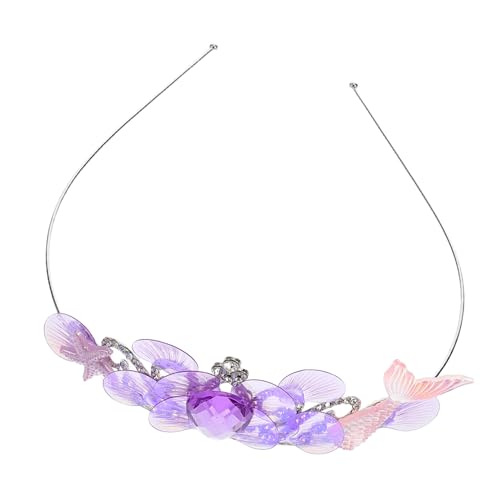 Beatifufu Meerjungfrau Stirnband mit Muschelverzierung Kindgerechtes Haarschmuck Accessoire für Kleinkinder Party Kostüm Geburtstagsfeiern mit Ozeanischem Design von Beatifufu