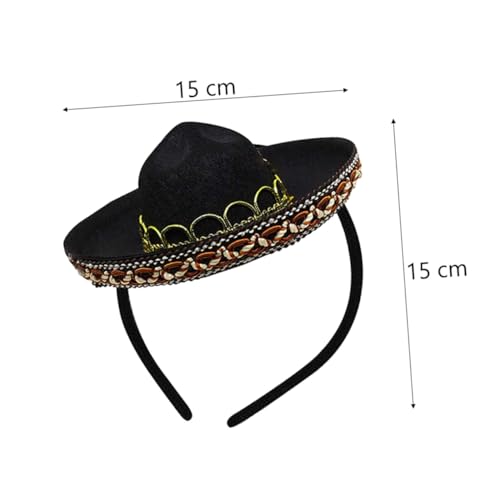 Beatifufu Mini Mexican Sombrero Haarreif Leicht Karneval Kopfbedeckung für Erwachsene Party Fasching Masquerade Kostüm Zubehör Beatifufu Mini Mexican Sombrero Haarreif Leicht Karneval Kopfbedeckung für Erwachsene Party Fasching Masquerade Kostüm Zubehör von Beatifufu