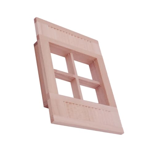 Beatifufu Miniatur Fenster Jalousien für Puppenhaus Holz Blinds Dekoration für Mini Räume Ergänzung für Mikro Szenen und Miniaturmöbel Fördert Kreativität und Spielspaß für Langlebige Nicht von Beatifufu