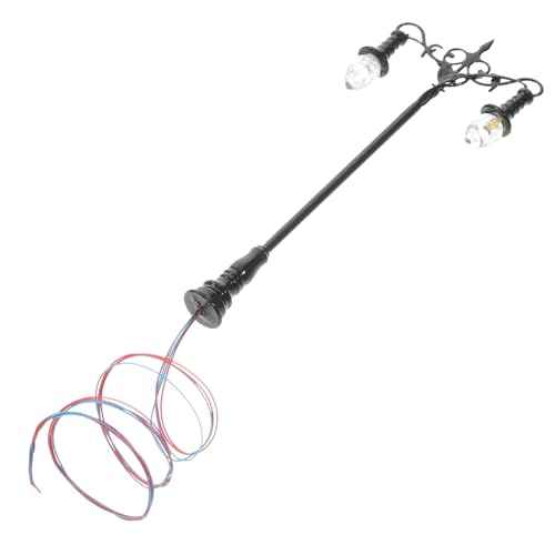 Beatifufu Miniatur Gartenlaterne Modell Kompakte Mini Lampe mit Warmweißem Licht Stabile Basis für Puppenhaus und Sandtisch Dekoration Detailreiche DIY Miniatur Landschaftsbeleuchtung von Beatifufu