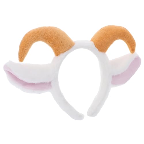 Beatifufu Plüsch Schäferhörner Haarreif für Erwachsene Leichtes Elastisches Stirnband mit Ziegenhörnern und Flauschigen Ohren Vielseitiges Tierkostümzubehör für Halloween Weihnachten Party Beatifufu Plüsch Schäferhörner Haarreif für Erwachsene Leichtes Elastisches Stirnband mit Ziegenhörnern und Flauschigen Ohren Vielseitiges Tierkostümzubehör für Halloween Weihnachten Party von Beatifufu