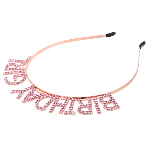 Beatifufu Rhinestone Geburtstagskrone Stirnband für Mädchen Party Kopfschmuck Haarschmuck Accessoires für Geburtstagsfeiern Hochzeit Abschlussball von Beatifufu