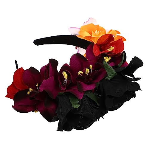 Beatifufu Rosen Haarband Damen Dekoratives Blumen Stirnband Komfortabel Langlebig Romantisch für Hochzeit Party Geschenkidee Zufällige Farbe Beatifufu Rosen Haarband Damen Dekoratives Blumen Stirnband Komfortabel Langlebig Romantisch für Hochzeit Party Geschenkidee Zufällige Farbe von Beatifufu