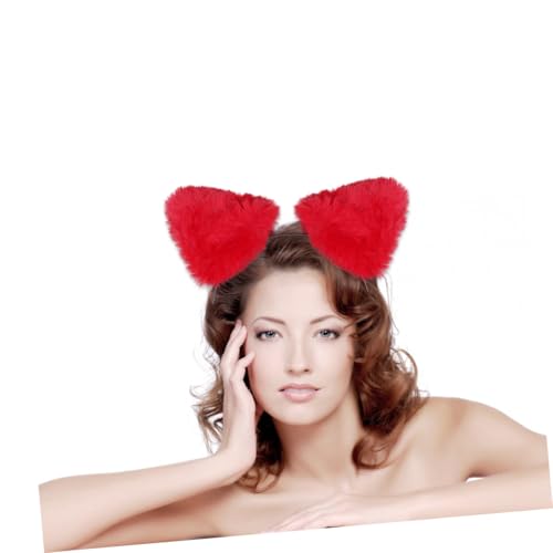Beatifufu Rotes Haarband mit Flauschigen Fuchsohren Leichtes Elastisches Party Haarreifen für Damen Dekoratives Kopfschmuck Accessoire für Karneval Kostümpartys Fasching und Festliche Beatifufu Rotes Haarband mit Flauschigen Fuchsohren Leichtes Elastisches Party Haarreifen für Damen Dekoratives Kopfschmuck Accessoire für Karneval Kostümpartys Fasching und Festliche von Beatifufu
