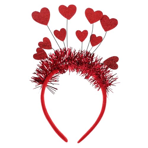 Beatifufu Rotes Herz Haarreif mit Pailletten Leichter Cupid Stirnband für Valentinstag Party Modisches Karneval Kostüm Zubehör Bequemes Design für Damen und Mädchen Beatifufu Rotes Herz Haarreif mit Pailletten Leichter Cupid Stirnband für Valentinstag Party Modisches Karneval Kostüm Zubehör Bequemes Design für Damen und Mädchen von Beatifufu