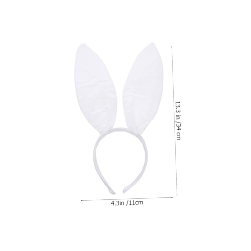 Beatifufu Samtiges Bunny ohren Stirnband mit Fliege und Flauschigem Leichtes Kostüm accessoire für Karneval Fasching Halloween und Kostümpartys Wiederverwendbar und Bequem Zufällige Farbe von Beatifufu