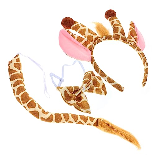 Beatifufu Tier-stirnbänder Giraffen-set Cosplay Party-zubehör Fliege Und Haarband Für Halloween Beatifufu Tier-stirnbänder Giraffen-set Cosplay Party-zubehör Fliege Und Haarband Für Halloween von Beatifufu