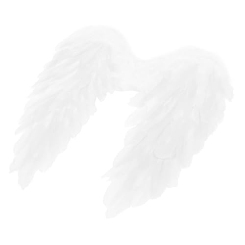 Beatifufu Weißer Engelsflügel aus Gänsefedern Handgefertigt Robustes Kostümzubehör für Damen und Geeignet für Weihnachten Karneval Bühnenauftritte und Festtagsfeiern Beatifufu Weißer Engelsflügel aus Gänsefedern Handgefertigt Robustes Kostümzubehör für Damen und Geeignet für Weihnachten Karneval Bühnenauftritte und Festtagsfeiern von Beatifufu