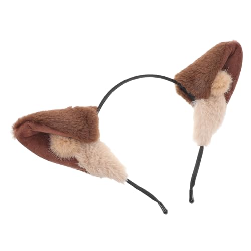 Beatifufu Wolf Ohren Haarreif für Lustiges Wolf Kostüm Zubehör für Halloween und Cosplay Plüsch Tier Ohr Stirnband als Fotorequisit für Alltag Beatifufu Wolf Ohren Haarreif für Lustiges Wolf Kostüm Zubehör für Halloween und Cosplay Plüsch Tier Ohr Stirnband als Fotorequisit für Alltag von Beatifufu