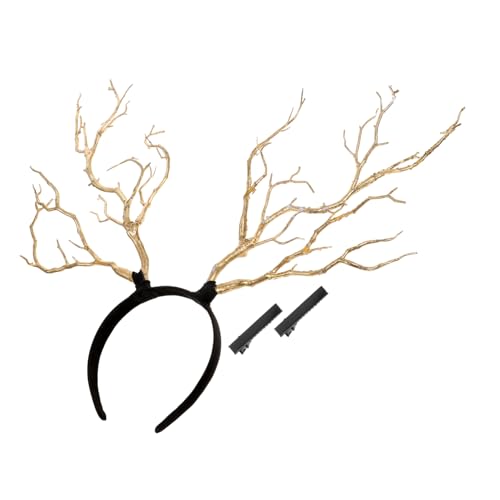 Beatifufu Zweig Stirnband mit Geweih Damen Haarreif Leichtes Kostüm Accessoire für Weihnachten Fasching Cosplay Party Kunststoff Resin Sicher und Rutschfest Beatifufu Zweig Stirnband mit Geweih Damen Haarreif Leichtes Kostüm Accessoire für Weihnachten Fasching Cosplay Party Kunststoff Resin Sicher und Rutschfest von Beatifufu