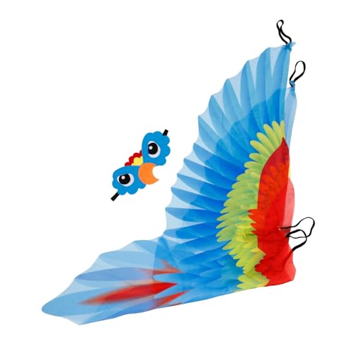 1Satz Papageienkostüm für Vogelumhang mit Kopfstück Verkleidungs Set für Fasching Partys Bequemes Design mit Elastischen Schultergurten Jungen von Beaupretty