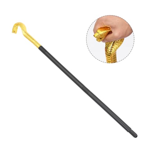1Stück Dreiteiliges Schlangenzepter mit Schlangenkopf Halloween Kostüm Requisiten für Cosplay Bühnenaufführungen Robustes Elegantes Zauberstab Zubehör 1Stück Dreiteiliges Schlangenzepter mit Schlangenkopf Halloween Kostüm Requisiten für Cosplay Bühnenaufführungen Robustes Elegantes Zauberstab Zubehör von Beaupretty