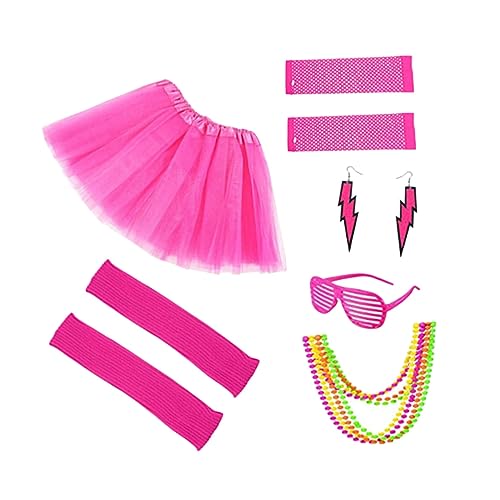 6Stücke Jahre Damen Kostümset Teiliges Outfit mit Neonarmband Ohrringen Fishnet Handschuhen Beinwärmern Partys Kreative Fotos 6Stücke Jahre Damen Kostümset Teiliges Outfit mit Neonarmband Ohrringen Fishnet Handschuhen Beinwärmern Partys Kreative Fotos von Beaupretty