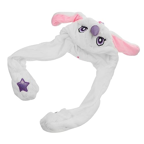 Beaupretty 1 PC Plüschhut Mit Beweglichen Ohren Hüte Party Plüsch Warme Mütze Outfits Für Mädchen Hasenohren Kapuze Cartoon Outfit Für Mädchen Tierohr Kopfbedeckung Cosplay Kostüm Beaupretty 1 PC Plüschhut Mit Beweglichen Ohren Hüte Party Plüsch Warme Mütze Outfits Für Mädchen Hasenohren Kapuze Cartoon Outfit Für Mädchen Tierohr Kopfbedeckung Cosplay Kostüm von Beaupretty