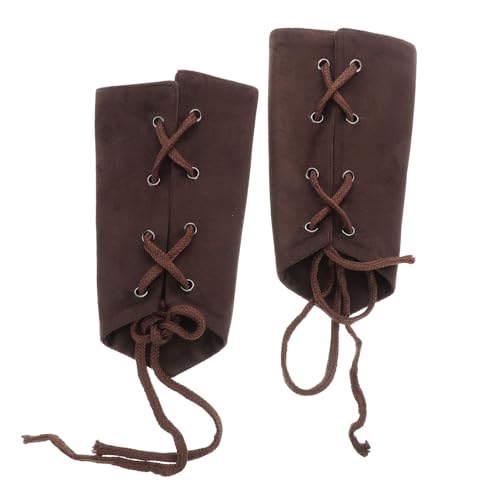 Beaupretty 1 Paar Bayerische Handschützer Gürtel Renaissance Wickel Mittelalterliche Armschützer Herren Armwickel Cosplay Armschienen Renaissance Armmanschetten Stiefelüberzüge von Beaupretty