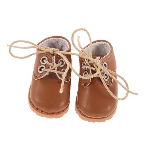 Beaupretty 1 Paar Miniatur Schuhe für Puppen Simulierte Lederschuhe Puppenzubehör für Kreative Dekoration für Puppenhaus und Verbesserung der Fantasie und Kreativität Beaupretty 1 Paar Miniatur Schuhe für Puppen Simulierte Lederschuhe Puppenzubehör für Kreative Dekoration für Puppenhaus und Verbesserung der Fantasie und Kreativität von Beaupretty