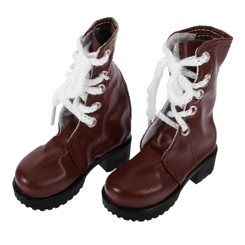 Beaupretty 1 Paar Puppen Stiefel Schuhe Miniatur Puppenschuhe für Puppen Kostüme und Puppenhaus Zubehör Sicheres Material für Kreative Dekoration von Beaupretty