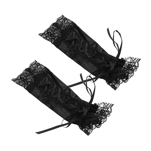 Beaupretty 1 Paar Spitzenärmel Ärmelüberzug aus Spitze Spitzen-Accessoire Performance-Kleid- Spitzenarmärmel für Damen Spitzenabdeckung Ärmelabdeckung Ärmelüberzug für Damen Schwarz Beaupretty 1 Paar Spitzenärmel Ärmelüberzug aus Spitze Spitzen-Accessoire Performance-Kleid- Spitzenarmärmel für Damen Spitzenabdeckung Ärmelabdeckung Ärmelüberzug für Damen Schwarz von Beaupretty