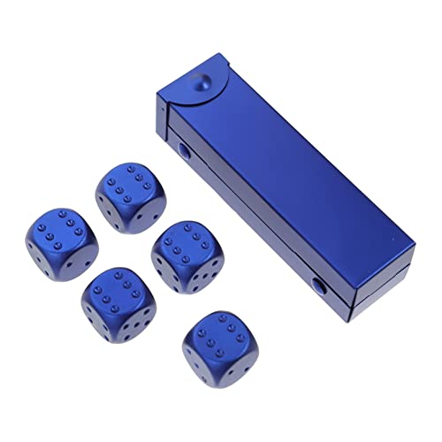 Beaupretty 1 Satz Aluminiumlegierung Würfelset Kleine Festival Dice Leicht und Tragbar für Partys und Barspiele Dekoration und Spaß für von Beaupretty