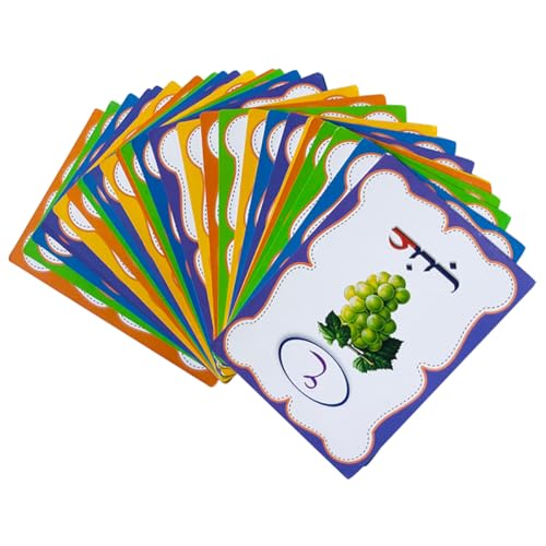 Beaupretty Arabische Flashkarten für Kinder Pädagogisches Lernspielzeug Sensorische Karten Robust für Vorschule zur Hand Auge Koordination Beaupretty Arabische Flashkarten für Kinder Pädagogisches Lernspielzeug Sensorische Karten Robust für Vorschule zur Hand Auge Koordination von Beaupretty