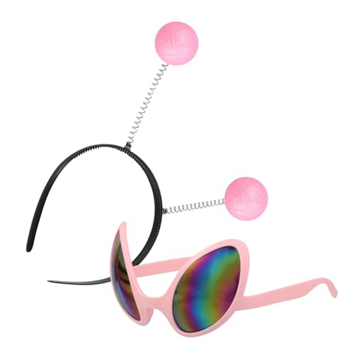 Beaupretty 1 Satz Außerirdische Brille Stirnband scherzen Gläser Mars Stirnband Alien-Augen-Stirnband Cosplay sonnenbrille lustige Brille Zubehör für Partykostüme Plastik Rosa Beaupretty 1 Satz Außerirdische Brille Stirnband scherzen Gläser Mars Stirnband Alien-Augen-Stirnband Cosplay sonnenbrille lustige Brille Zubehör für Partykostüme Plastik Rosa von Beaupretty