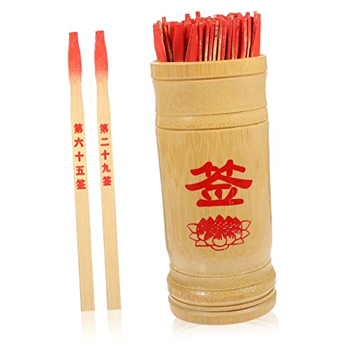 Beaupretty 1 Satz Bambus Wahrsagestäbchen mit Eimer Traditionelles Chinesisches Divinationsspiel für Feng Shui und Glücksrituale für Besondere Anlässe und Dekoration Beaupretty 1 Satz Bambus Wahrsagestäbchen mit Eimer Traditionelles Chinesisches Divinationsspiel für Feng Shui und Glücksrituale für Besondere Anlässe und Dekoration von Beaupretty