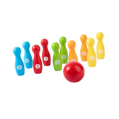 Beaupretty 1 Satz Bowling Early Educational Toy für Kognitive Entwicklung Holzspielzeug für Drinnen und Draußen Fördert Farben und für Familientreffen und Kinderpartys Beaupretty 1 Satz Bowling Early Educational Toy für Kognitive Entwicklung Holzspielzeug für Drinnen und Draußen Fördert Farben und für Familientreffen und Kinderpartys von Beaupretty