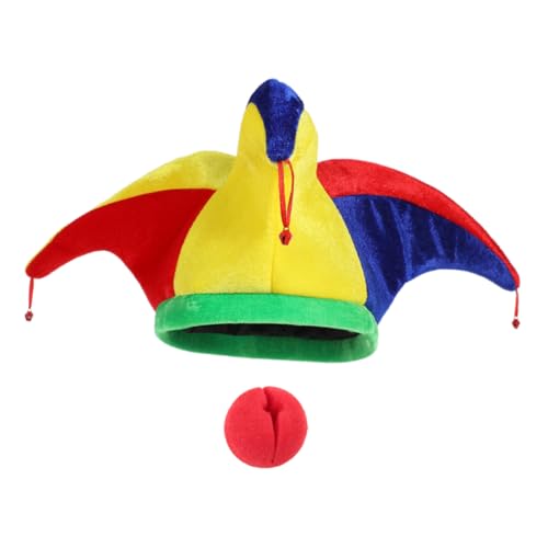 Beaupretty 1 Satz Clown Hut mit Glocken Lustige Clown Kopfbedeckung für Karneval Kostümpartys Vielseitiges Accessoire für Fasching Maskeraden Rollenspiele mit Läutenden Glocken Beaupretty 1 Satz Clown Hut mit Glocken Lustige Clown Kopfbedeckung für Karneval Kostümpartys Vielseitiges Accessoire für Fasching Maskeraden Rollenspiele mit Läutenden Glocken von Beaupretty