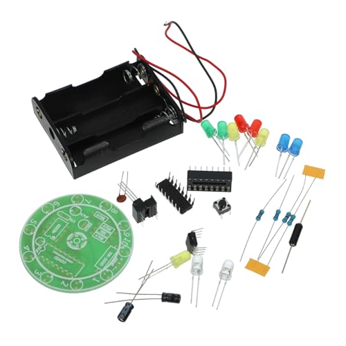 Beaupretty 1 Satz DIY Elektronischer Schaltkreis Bausatz mit LED Lampe Experimentierkasten für Erwachsene für Lötübungen und Projekte von Beaupretty