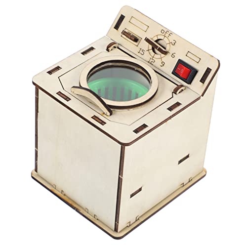 Beaupretty 1 Satz DIY Waschmaschine Modell für Experimentierkasten für Bildung Rollenspiel und Kreative Entwicklung Wissenschaftliches für Jungen und Mädchen zu Geburtstag oder Weihnachten von Beaupretty