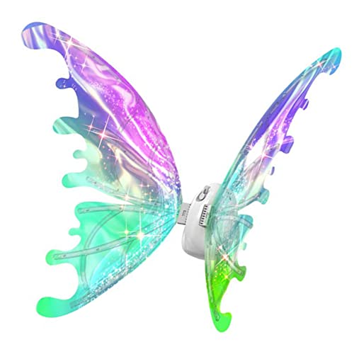 Beaupretty 1 Satz Elektrische Flügel Kinderfeenflügel groß Feenflügel Masse Feenflügel für Mädchen betrieben Requisiten für Schmetterlingsflügel Flügelkind Flügel Cosplay Abs von Beaupretty