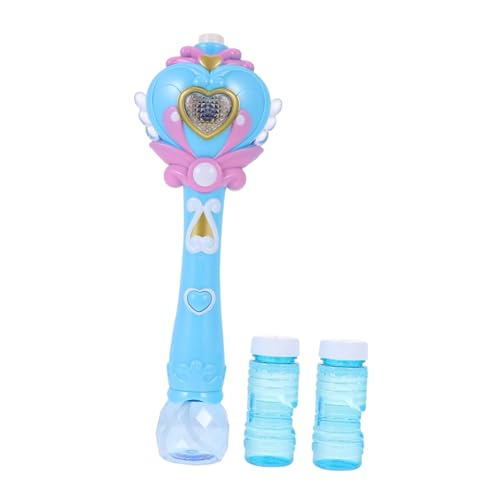 Beaupretty 1 Satz Elektrische Seifenblasenmaschine für Musik Bubble Maker im Zauberstab Design Tragbares Blasenspielzeug mit LED Lichtern für Partys und Rollenspiele Blau Beaupretty 1 Satz Elektrische Seifenblasenmaschine für Musik Bubble Maker im Zauberstab Design Tragbares Blasenspielzeug mit LED Lichtern für Partys und Rollenspiele Blau von Beaupretty
