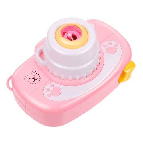 Beaupretty 1 Satz Elektronisches Seifenblasen für Musik Licht Cartoon Kamera Design Geburtstagsgeschenk für Jungen und Mädchen Outdoor und Indoor Spaß von Beaupretty