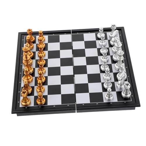 Beaupretty 1 Satz Faltbares Magnetisches Schachspiel Reise Schachbrett aus für Erwachsene für Zuhause Büro oder Unterwegs Beaupretty 1 Satz Faltbares Magnetisches Schachspiel Reise Schachbrett aus für Erwachsene für Zuhause Büro oder Unterwegs von Beaupretty