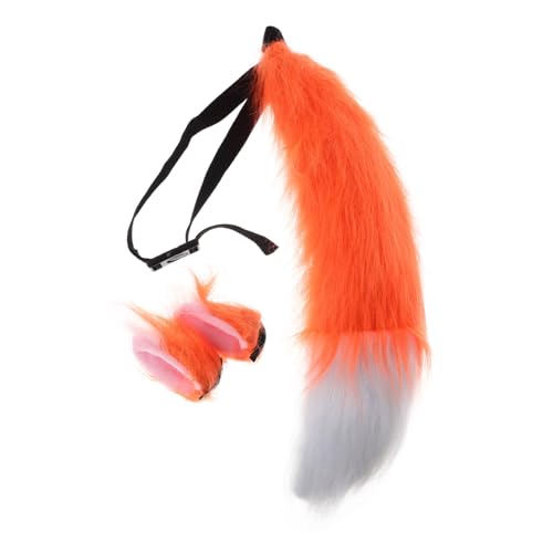 Beaupretty 1 Satz Faux Fur Fuchs und Ohren Set für Halloween und Cosplay Realistisches Tierkostüm Zubehör aus Weichem Material für Mädchen und Jungen Faschingskostüme und Partys Beaupretty 1 Satz Faux Fur Fuchs und Ohren Set für Halloween und Cosplay Realistisches Tierkostüm Zubehör aus Weichem Material für Mädchen und Jungen Faschingskostüme und Partys von Beaupretty