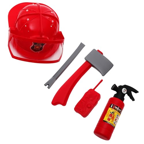 Beaupretty 1 Satz Feuerwehrmann Kostüm Set Teiliges Cosplay mit Feuerwehrhelm und Zubehör für Rollenspiele Ergänzung für Kindergeburtstage und Karneval Beaupretty 1 Satz Feuerwehrmann Kostüm Set Teiliges Cosplay mit Feuerwehrhelm und Zubehör für Rollenspiele Ergänzung für Kindergeburtstage und Karneval von Beaupretty