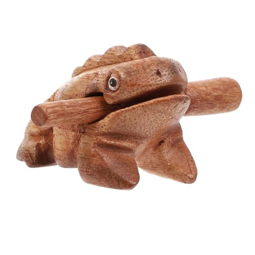 Beaupretty 1 Satz Froschförmiges Holzspielzeug aus Holz Musikinstrument für Musikalischen und Kreativität Beaupretty 1 Satz Froschförmiges Holzspielzeug aus Holz Musikinstrument für Musikalischen und Kreativität von Beaupretty