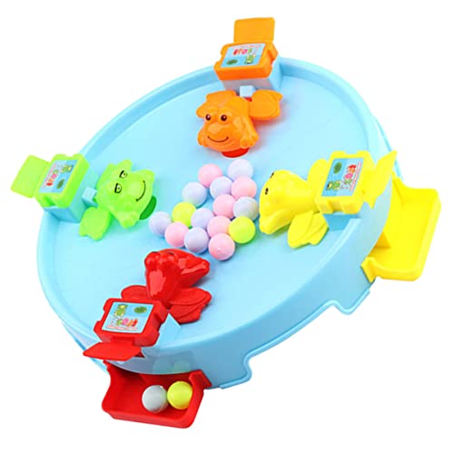 Beaupretty 1 Satz Froschspielzeug Interaktives Bead Board Game für Pädagogisches Gluttonous Frogs Fördert Koordination und Eltern Junge Mädchen Beziehung Farbenfroh und Zufällige Farbe von Beaupretty