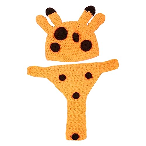 Beaupretty 1 Satz Giraffe Kostüm Atmungsaktive Kleidung mit Mütze und Shorts Gelb für Neugeborene für Fotografie Requisiten Handgemacht Elastisch für Jungen und Mädchen Monate Beaupretty 1 Satz Giraffe Kostüm Atmungsaktive Kleidung mit Mütze und Shorts Gelb für Neugeborene für Fotografie Requisiten Handgemacht Elastisch für Jungen und Mädchen Monate von Beaupretty