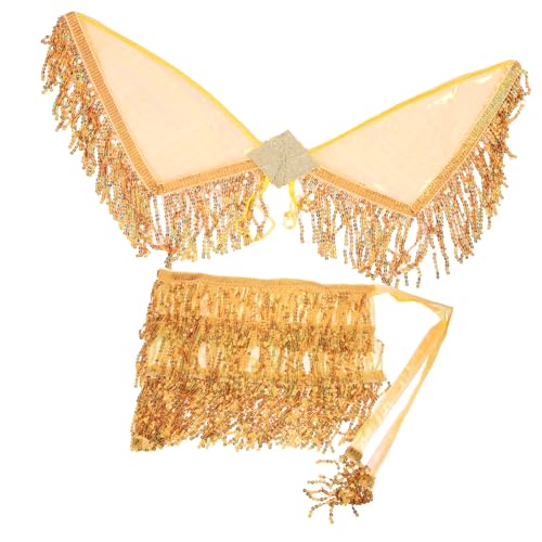 Beaupretty 1 Satz Glitzer Fransenrock mit Flügeln für Damen Pailletten Tanzrock für Partys Auftritte Vielseitig Einsetzbar Perfektes Outfit für Silvester Hochzeiten Beaupretty 1 Satz Glitzer Fransenrock mit Flügeln für Damen Pailletten Tanzrock für Partys Auftritte Vielseitig Einsetzbar Perfektes Outfit für Silvester Hochzeiten von Beaupretty