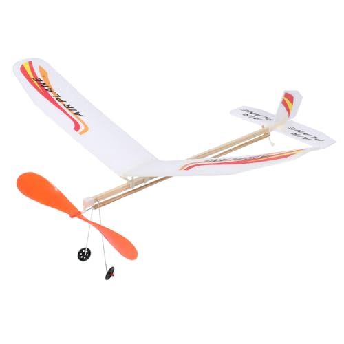 Beaupretty 1 Satz Gummiband Flugzeug für Kleiner Gleiter Leicht Tragbar für Outdoor Aktivitäten Fördert Eltern Beziehungen und Kreatives von Beaupretty