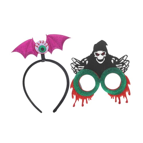Beaupretty 1 Satz Halloween Brillen mit Haarband Teiliges Party Zubehör für Erwachsene Blutigen Augengläsern und Haarreif für Kostümfeiern und Unvergessliche Beaupretty 1 Satz Halloween Brillen mit Haarband Teiliges Party Zubehör für Erwachsene Blutigen Augengläsern und Haarreif für Kostümfeiern und Unvergessliche von Beaupretty