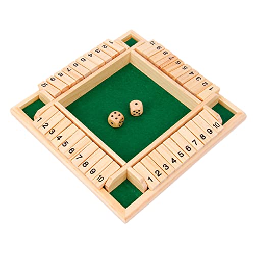 Beaupretty 1 Satz Holz Brettspiel mit Würfeln und Zahlen Interaktives Zahlenwürfelspiel für Spieler Spaßiges Gesellschaftsspiel für Partys und Erwachsene Lernspielzeug für Mathematik mit Beaupretty 1 Satz Holz Brettspiel mit Würfeln und Zahlen Interaktives Zahlenwürfelspiel für Spieler Spaßiges Gesellschaftsspiel für Partys und Erwachsene Lernspielzeug für Mathematik mit von Beaupretty