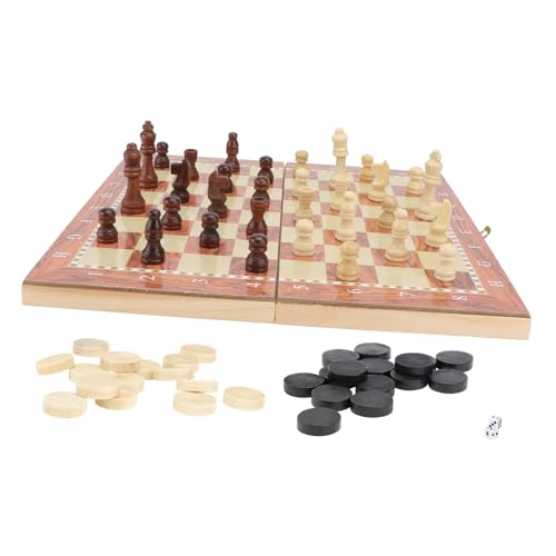 Beaupretty 1 Satz Holz Schachspiel für Erwachsene Klappbares Schachbrett Dame und in Praktischen Holzbox für Familie Schule und Unterwegs Beaupretty 1 Satz Holz Schachspiel für Erwachsene Klappbares Schachbrett Dame und in Praktischen Holzbox für Familie Schule und Unterwegs von Beaupretty