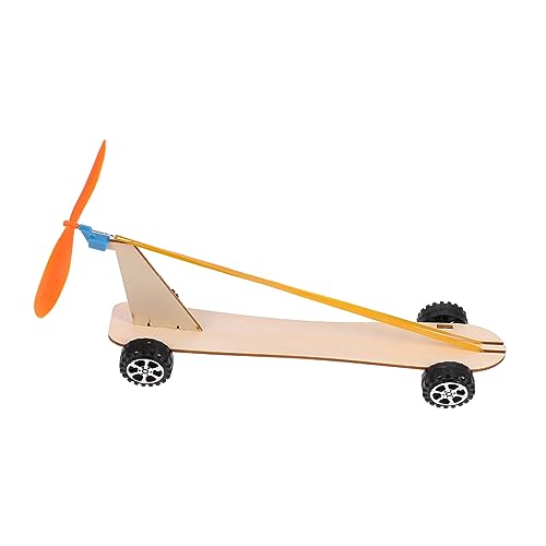 Beaupretty 1 Satz Holz Windkraftfahrzeug Bausatz für Set Lehrreiches DIY Wissenschaft und Technik für Kindergarten und Schule Leicht und Sicher von Beaupretty